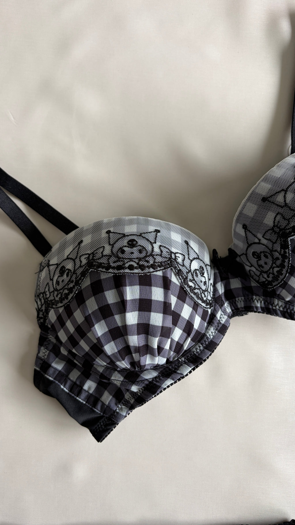 Kuromi Bra Set (Japanese Large: 75B–80C)